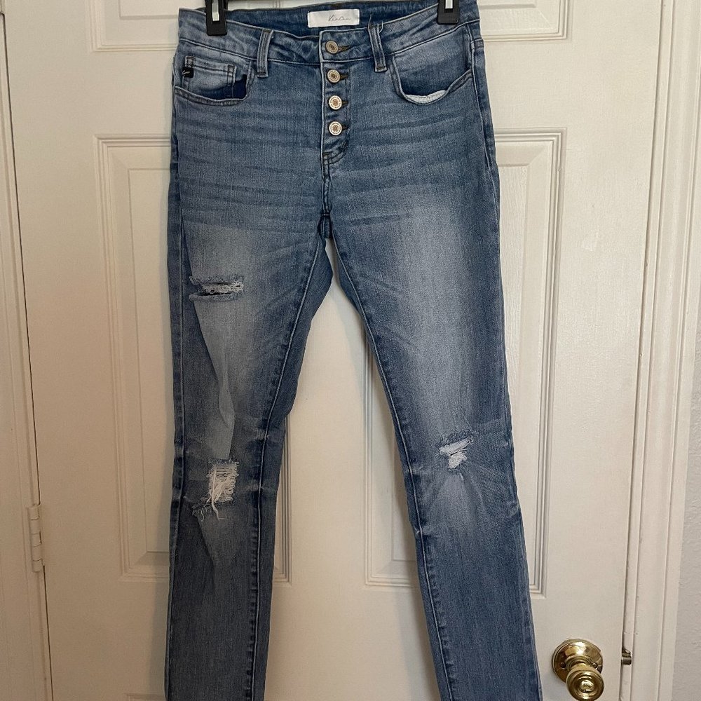 KanCan Distressed Skinny Jeans